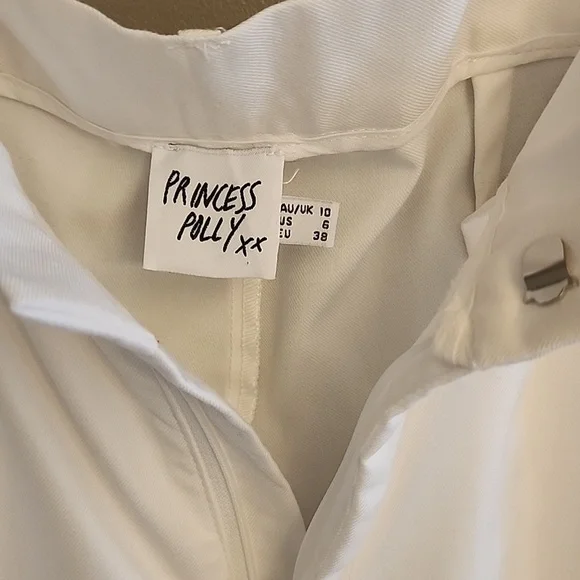 Princess Polly White Dress Pants - Picture 2 of 10